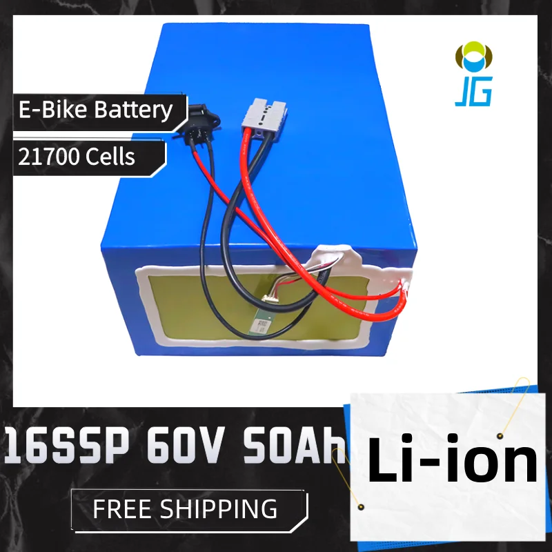 

Original 36V 48V 60V 50Ah 21700 Lithium electric bicycle Battery Pack For 42V 54.6V 67.2V batteries Charger