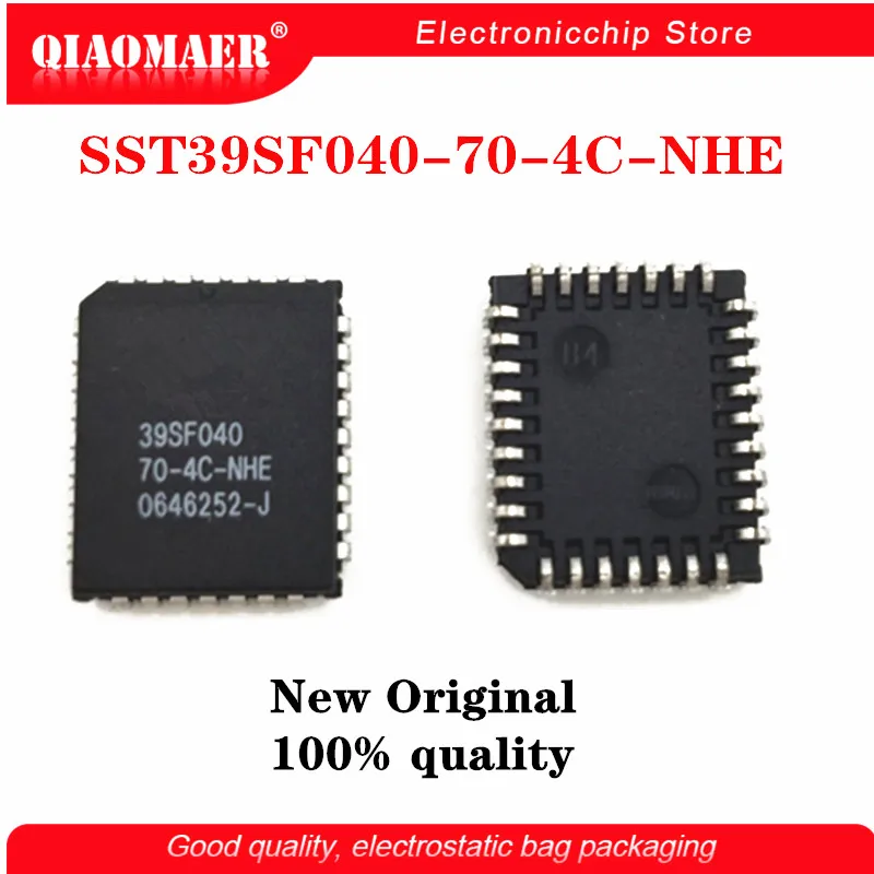 1PCS New Original SST39SF040-70-4C-NHE SST39SF040 70-4C-NHE 39SF040 PLCC32 In Stock