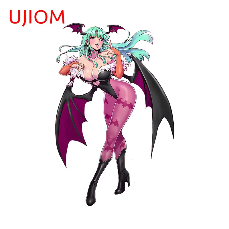 UJIOM 13cm × 8.5m Sexy Morrigan Wall Stickers Cool Peronality Game Character Decals Amusing Creative Adults Bedroom Wallpapers