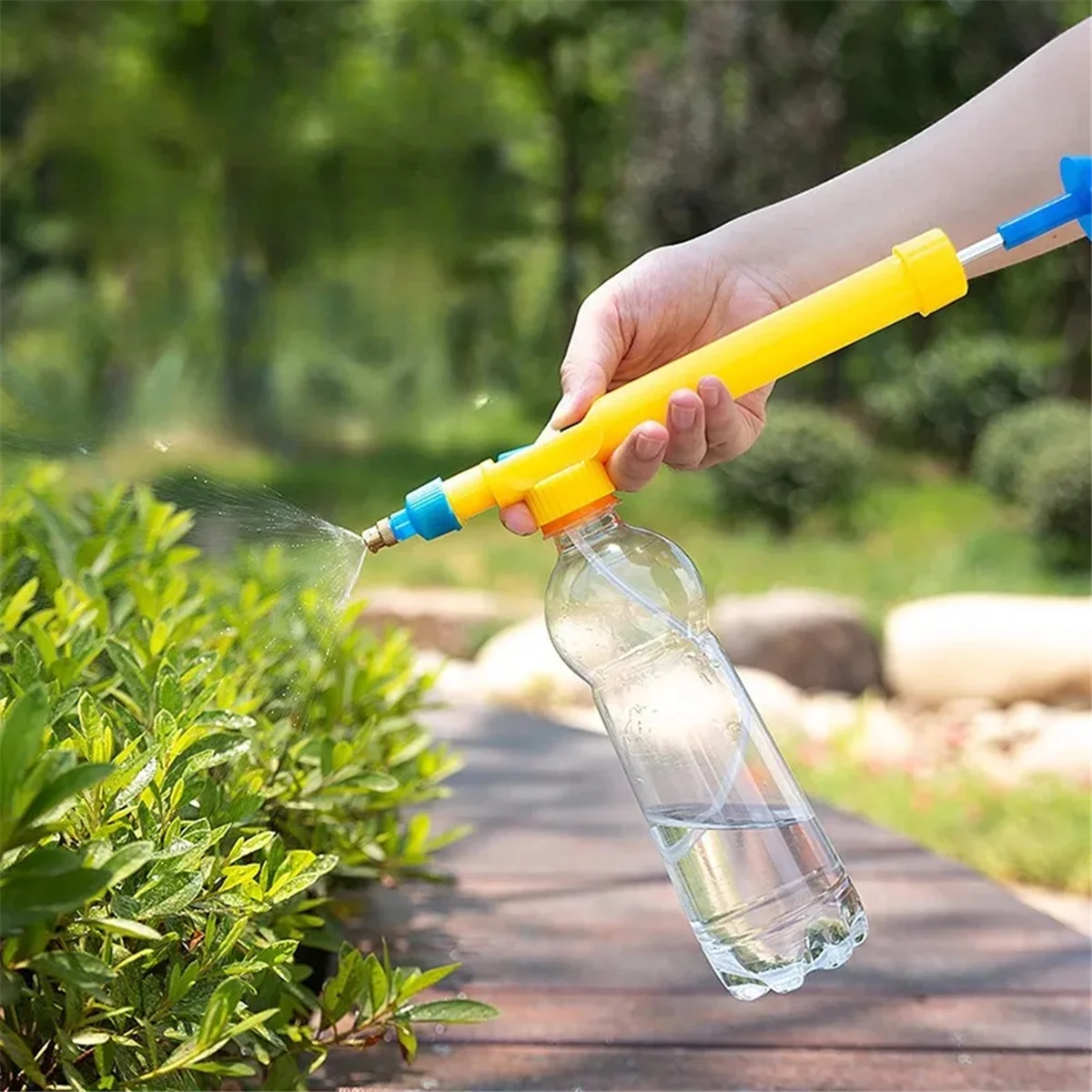 

Highly Recommended.Manual High Pressure Air Pump Manual Sprayer Adjustable Drink Bottle