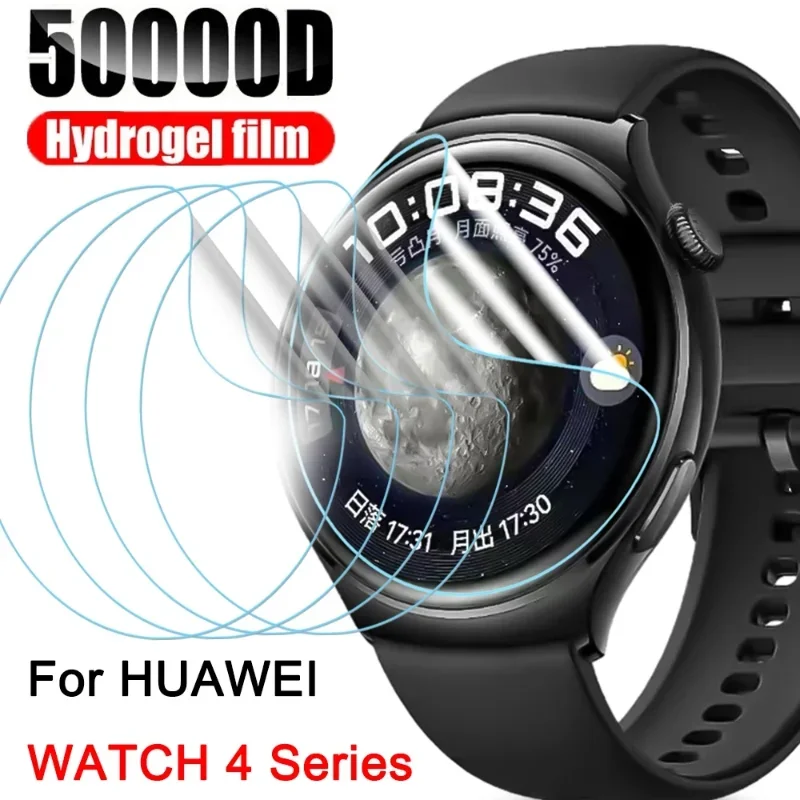 1-10Pcs Hydrogel Film for Huawei WATCH 4 Soft TPU Screen Protectors for Huawei WATCH 4 Pro Smartwatch HD Protective Films