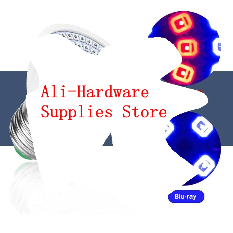 

E27 LED Plant Grow Light 110V 220V Hydroponic Growth Light Full Spectrum Indoor Hydroponics Flower Seedling Phyto Lamp