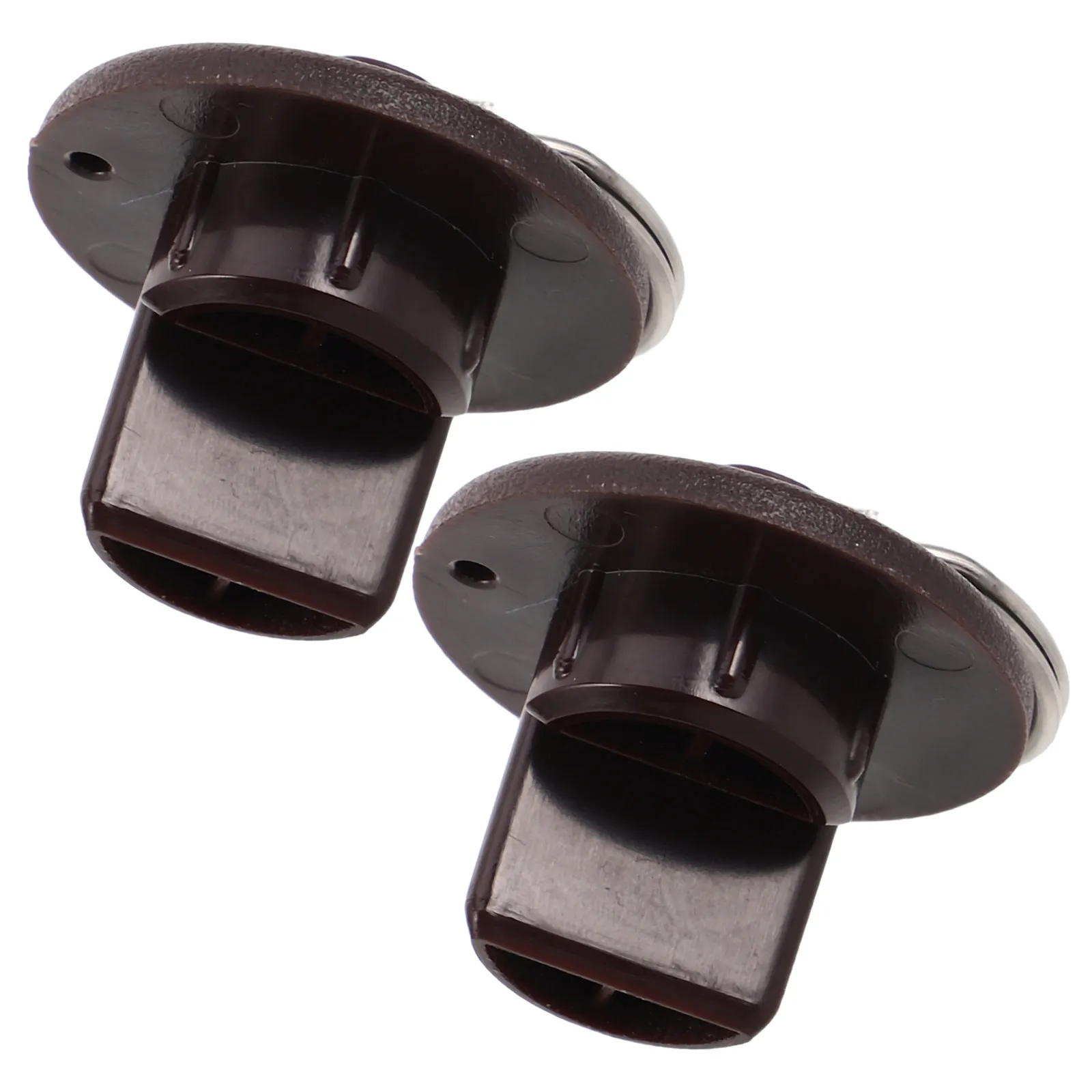 2Pcs Plastic Roller Shade End Caps Universal Outdoor Blinds Replacement Parts Sunshade End Caps Round Head Secure Fit Curtains