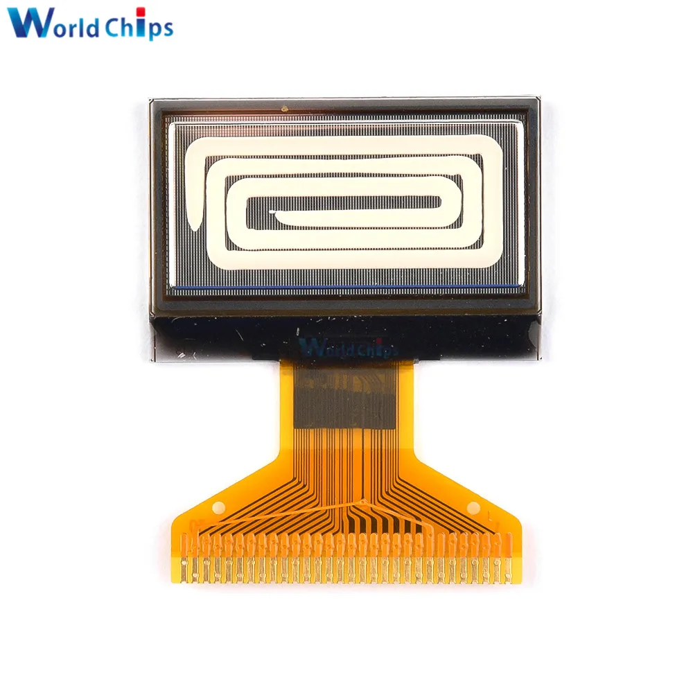 0.96 Inch OLED LCD Screen 128X64 Resolution Control Chip SPI IIC Interface 30PIN Blue/White/Yellow Blue Display Module