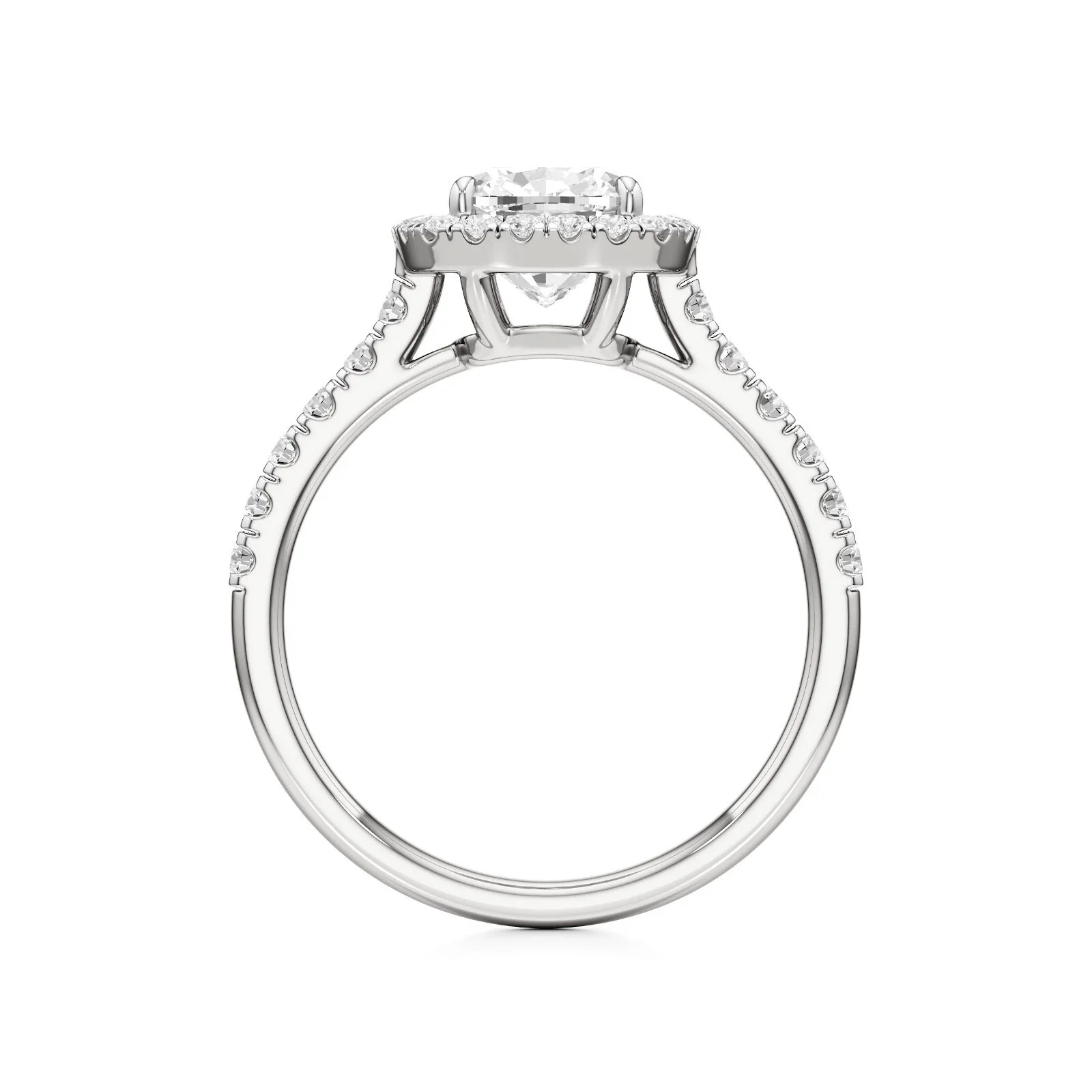 2Ct Square Cushion Cut IGI Certified Lab Grown Diamond Halo Ring EF VS-VVS CVD HPHT Platinum 950 Luxury Women Engagement Ring