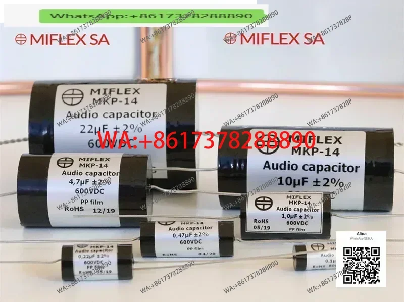 

Original MKP-14 600V Alloy Zinc Foil Oil Immersed Biliary Coupling Divider Capacitor