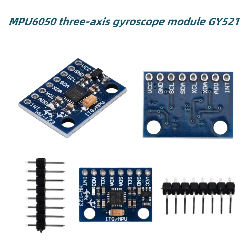 MPU-6050 MPU6050 3 Axis Accelerometer Gyroscope Module 6 DOF 6-axis Accelerometer Gyroscope Sensor Module for Arduino