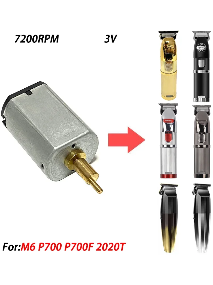 Машинка для стрижки волос 3 В 7200 об/мин, двигатель, профессиональный инструмент для ремонта и замены для M6 P700 JRL2020T, аксессуары для триммера для материнской платы