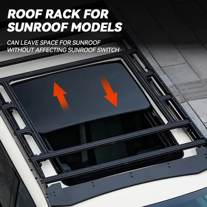 Trail-Ready Upgrd Off-Road Roof Lage Rack Exterior Parts Suitle For Pard Quick-Mount