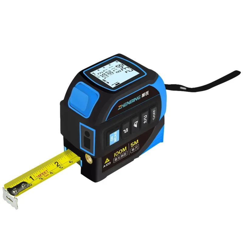 Chinese and English laser rangefinder lithium battery measuring room meter high-precision electronic ruler