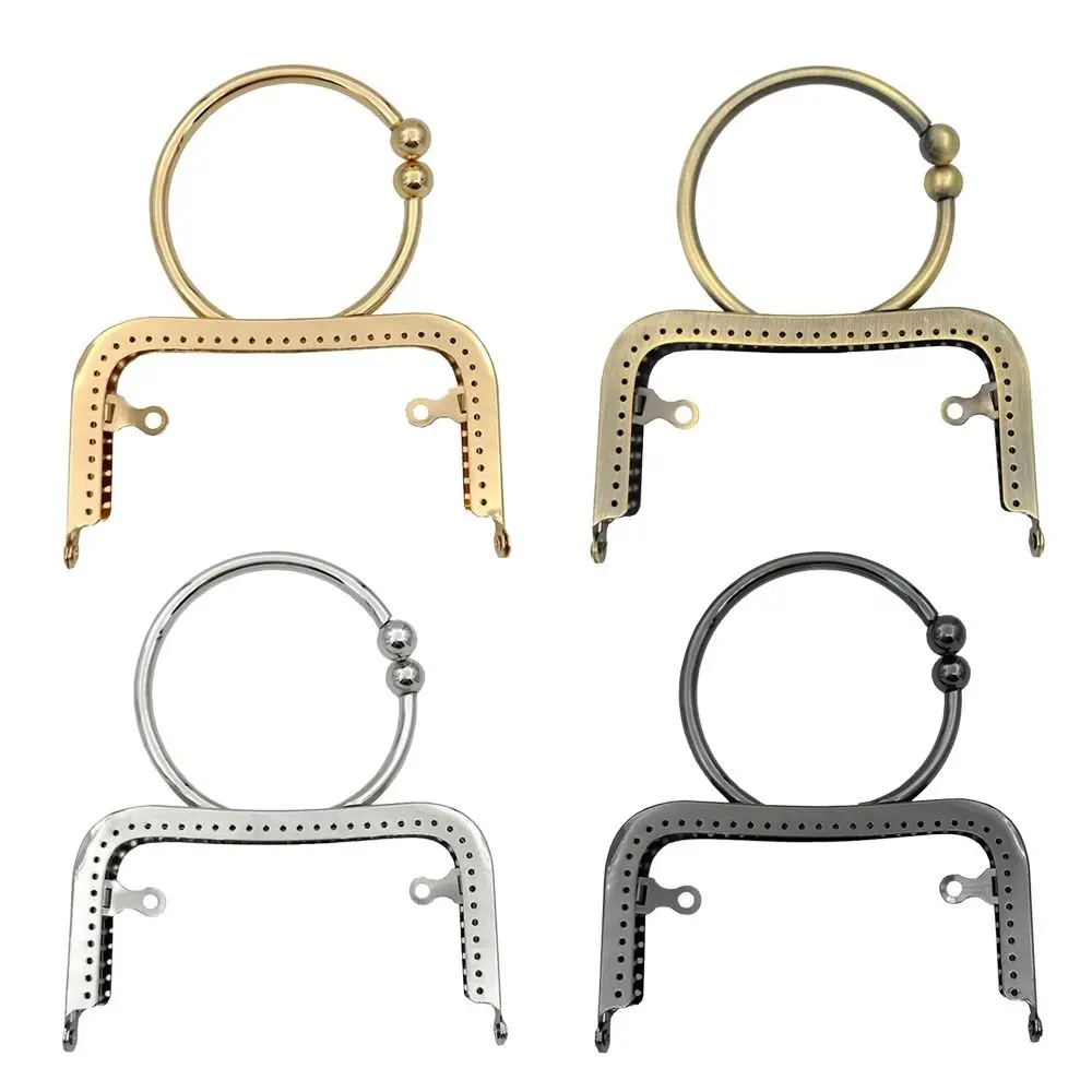 Mini Metal Purse Frame Kiss Clasp Bag Hardware Vintage Purse Clasp Frame Purse Frame DIY Craft Purse Bag Making Accessories