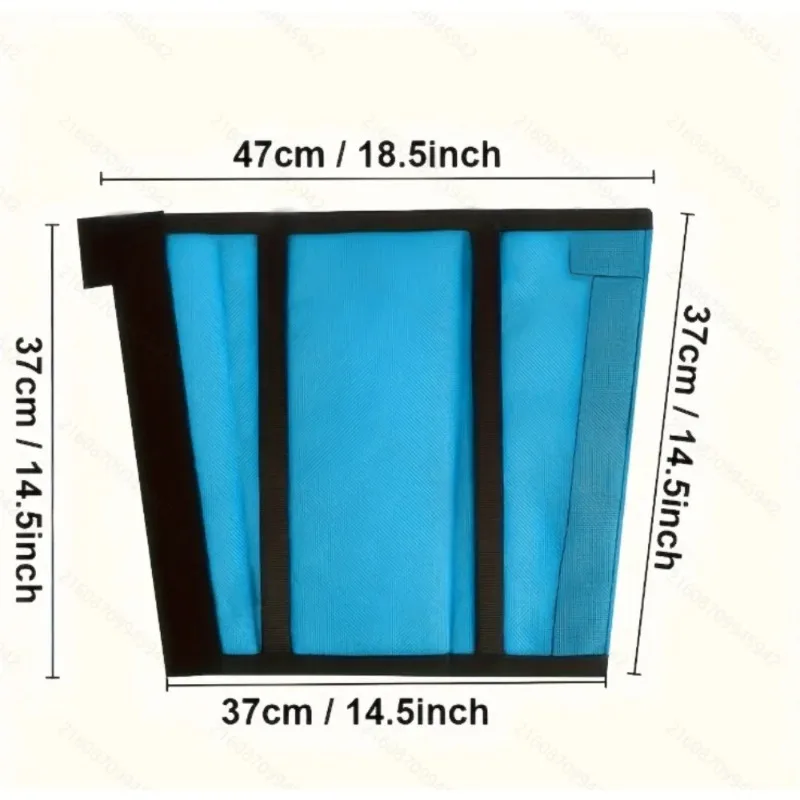 4 قطع من أحذية الذبابة الاحترافية للحصان، أغطية أرجل شبكية قابلة للتنفس مع أشرطة غير قابلة للانزلاق، للمراعي والحماية المستقرة