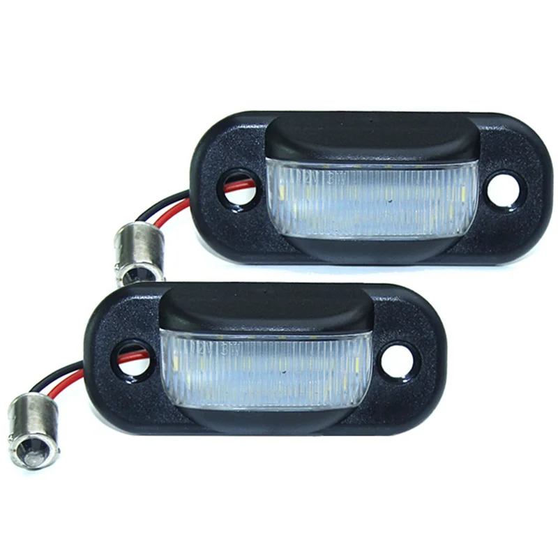 

LED Car License Plate Lights LED Number Light Lamps for Audi 80 B4 91-95/Cabridet (Type 8G) 91-00/100 C4 90-94/A6 C4