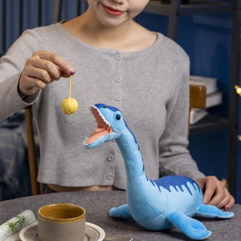 Y4qa peluche dinosaure mignon peluches douces animaux en peluche 16 pouces sommeil longueur poupée décorative cadeaux