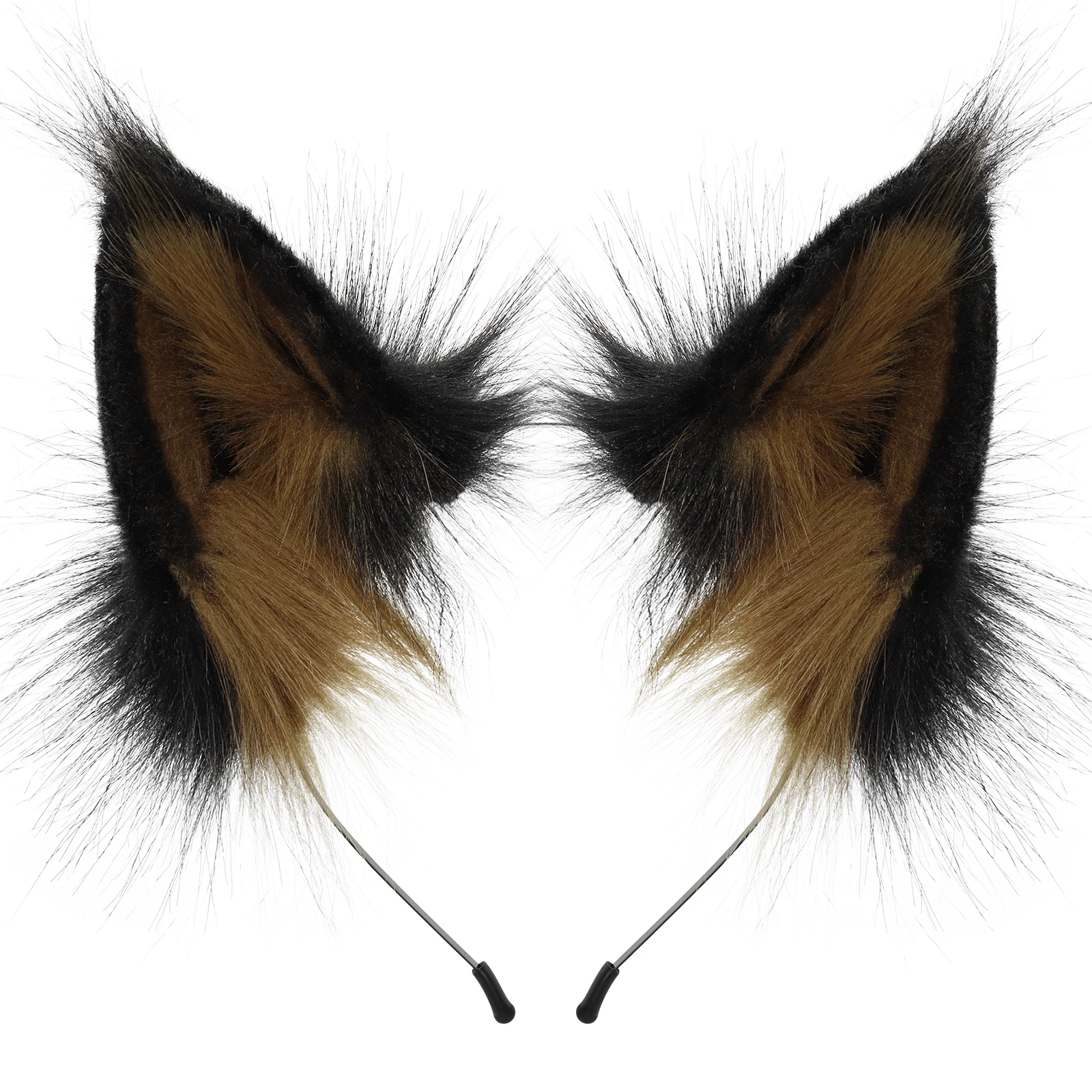 Tier Kunstpelz Fuchs Wolf Ohr Stirnband Pelzige handgemachte Haarband Kopfbedeckung Kostüm Cosplay Zubehör
