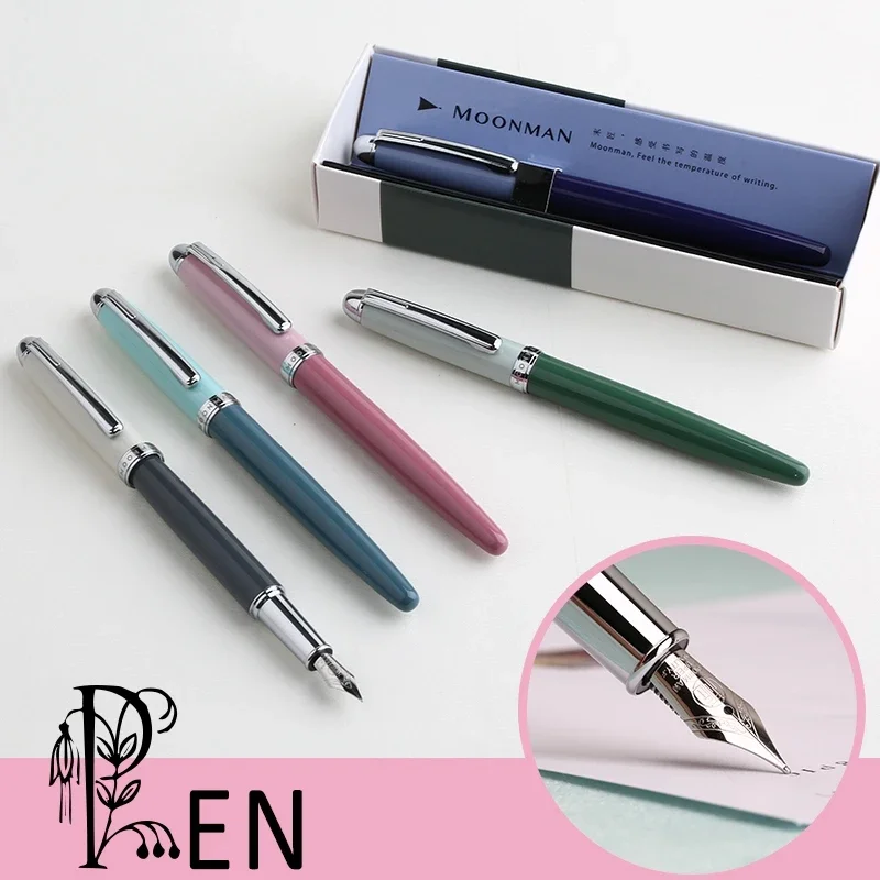 New Majohn Molandi Metal Fountain Pen fresh Color Writing ink Pens for Student Gifts Office supplies Business office Stationery