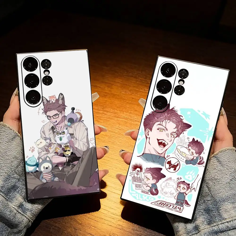 Alpha Wolf V-Valko Game LADS  Phone Case For Samsung S25,S24,S21,S22,S23,S20,Ultra,S26,Plus,Fe,Note,5G Black Cover