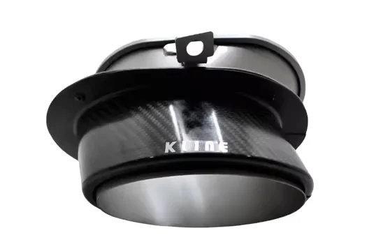 أنماط الفولاذ المقاوم للصدأ الأسود العادم تلميح الخمار تلميح العادم الأنابيب ل 2019-2024 911 992 كاريرا S 4S