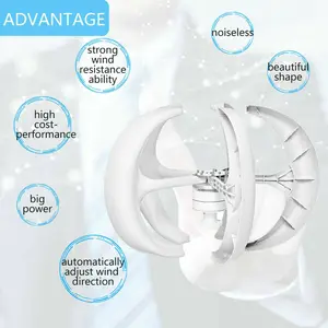 Turbina eólica vertical de 3000W, 12V 24V 48V, pequeno moinho de vento, energia livre, 220V, fazenda doméstica enviada ao controlador MPPT 7 principais vendas turbina eólica para casa - №5