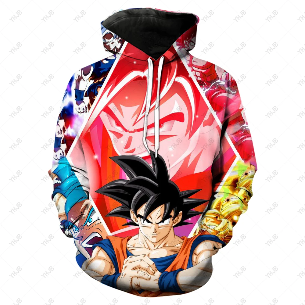 Dragon Ball Z Hoodie For Kids Boys and Girls 3D Printing Sweatshirt Fashion Loose Long Sleeve Spring Autumn Goku Veget Pullover