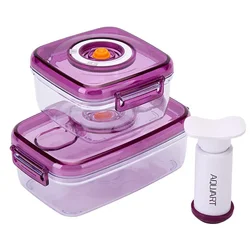 Food Vacuum Storage Box Container with Free Vacuum Pump for Storage Bag Home Outdoor Organizer Kitchen Fresh-Keeping Sealer Tool