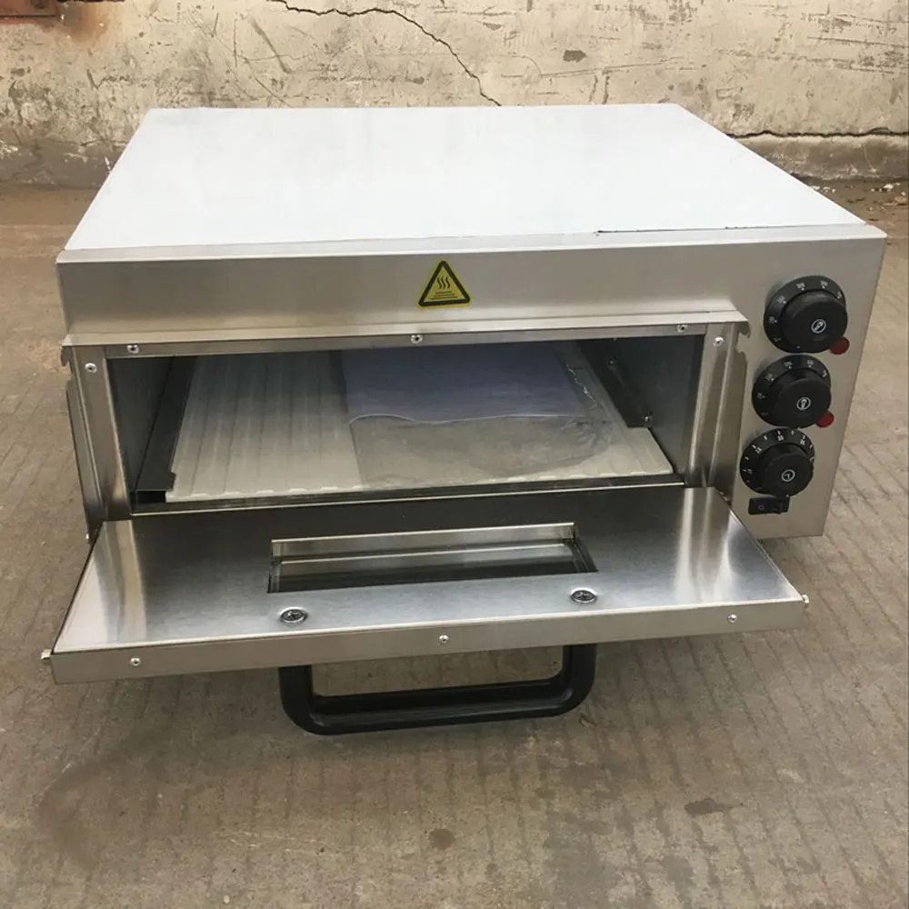 Commercial Electric Pizza Oven Chicken Bread Oven with Timer Function Stainless Steel Timing Oven