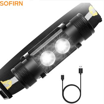 H25S Headlamp 18650 Headlight Dual SST40 LED 1200lm USB Rechargeable Outdoor Tactical Working Lamp H25S Headlamp 18650 Headlight Dual SST40 LED 1200lm USB Rechargeable Outdoor Tactical Working Lamp