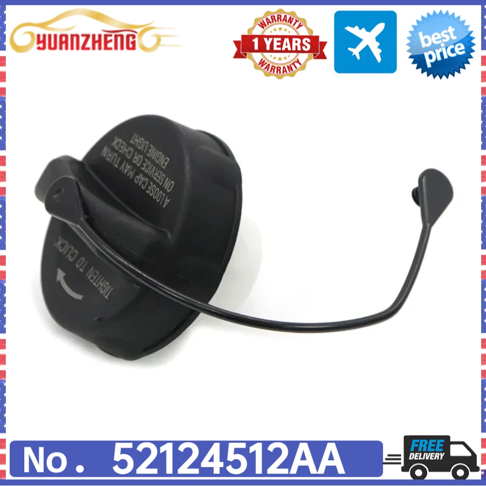 52124512AA For DODGE DURANGO CHRYSLER ASPEN Fit For JEEP LIBERTY COMMANDER  New Car Fuel Tank Gas Filler Cap Covers Assembly
