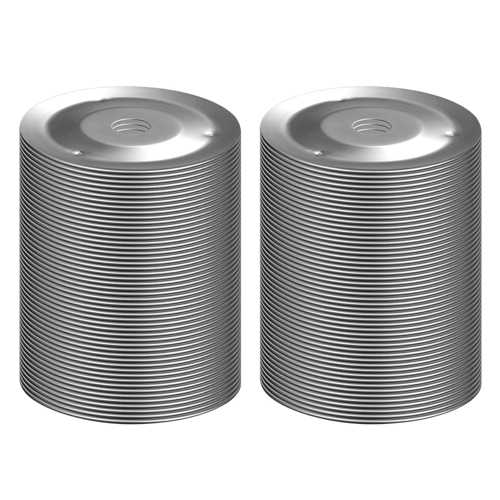 120pcs Drum Kit Accessories Sturdy Iron Cymbal Bells Copper Sheet Hat Tambourine Music Instruments Kids Toys