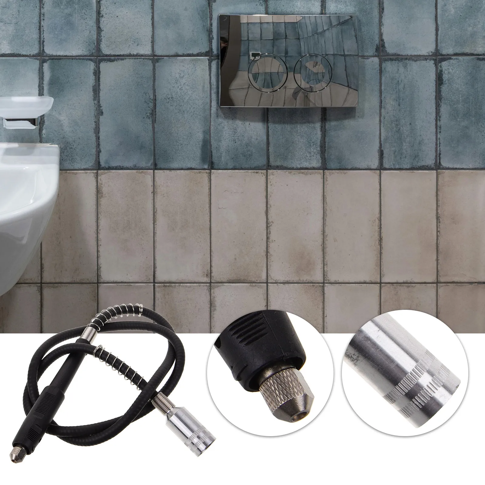 

Flexible Shaft Attachment for Electric Drill Powerful Rotary Tool Shaft Extension Cord for Caulking Tight Spaces