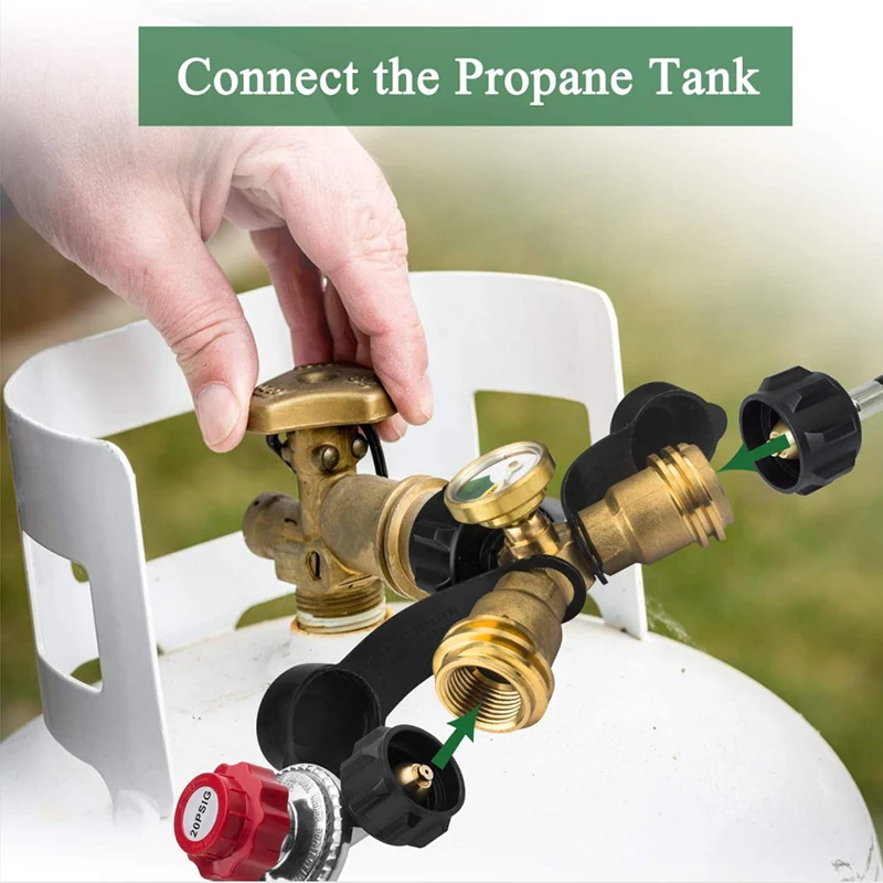 

Латунный тройной Y-образный разветвитель, подходит для грильев, кемперов, террасных обогревателей, походных плит