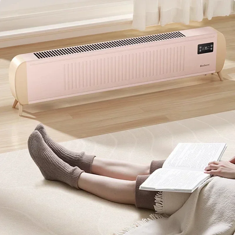 Household baseboard heaters are energy-saving and fast heating large areas. Portable indoor heaters