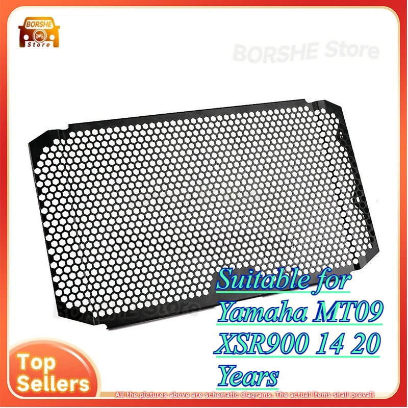 

Suitable for Yamaha MT09 XSR900 14 20 Years Radiator Guard Coolant Tank Mesh Protector