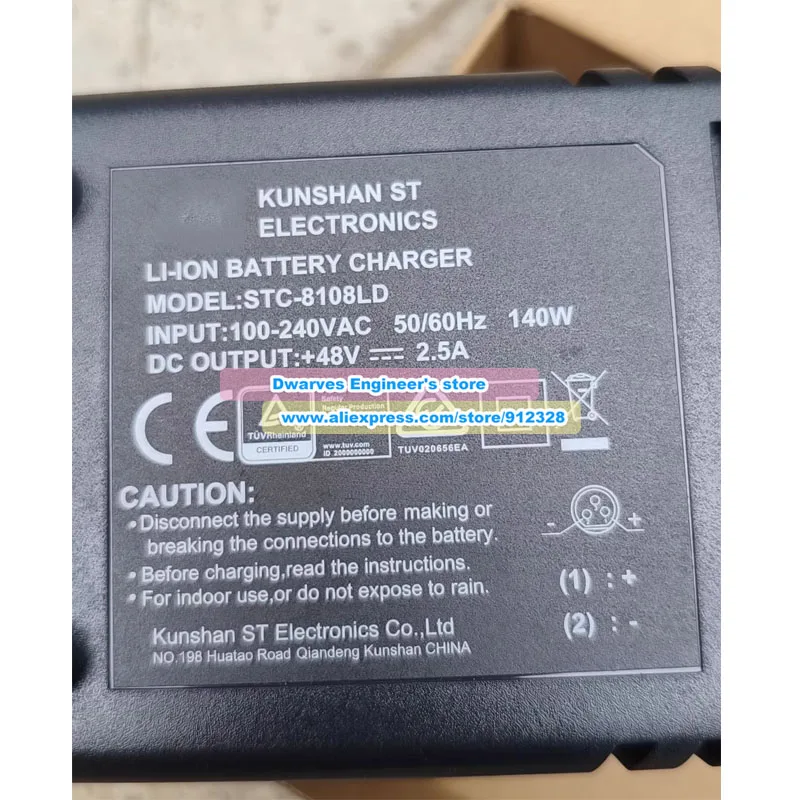 

Оригинальный адаптер питания STC-8108LD 140 Вт, 48 В, 2,5 А для зарядного устройства ST, блок питания 54,6 В, 2,5 А