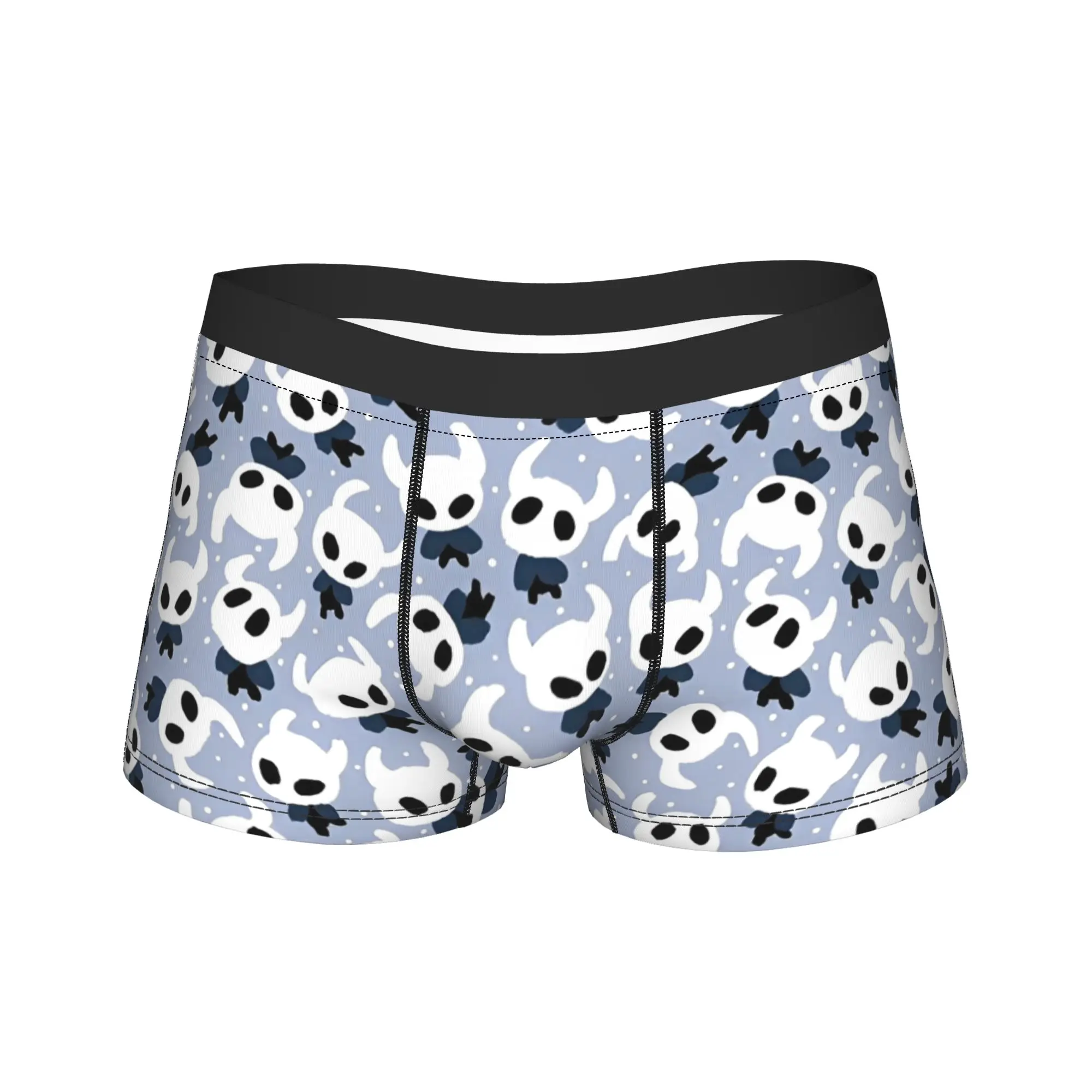 Hollow Knight Cartoon Game Character  Boxer Brief  Underwear Hot Sale Males Breathable Trunk Printed Plus Size Underpants