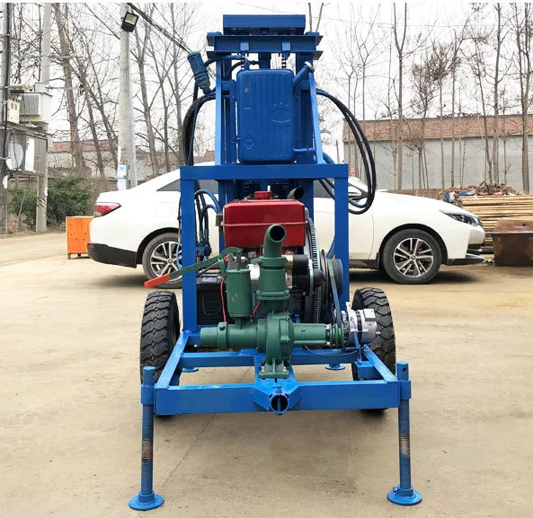 The best selling 150m diesel hydraulic water well drilling rig