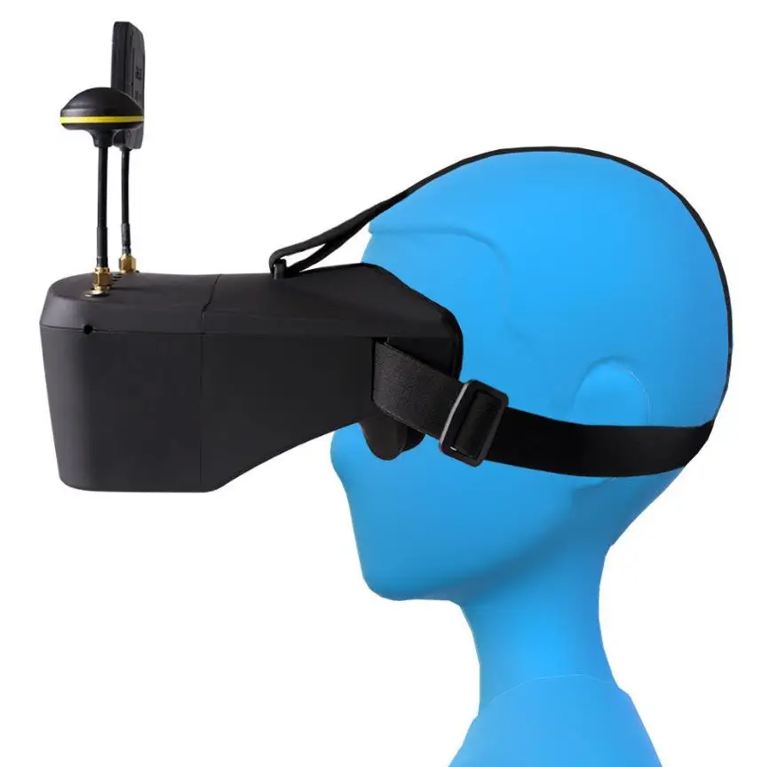 

5.8G 40CH 5 Inch 800*480 Video Headset HD DVR Diversity FPV EV800D Goggles With Battery For RC Model RC FPV Drone