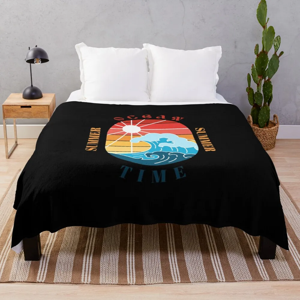 

Футболка OCEAN TIME, одеяло, одеяла, диваны, украшение, одеяло для гигантского дивана