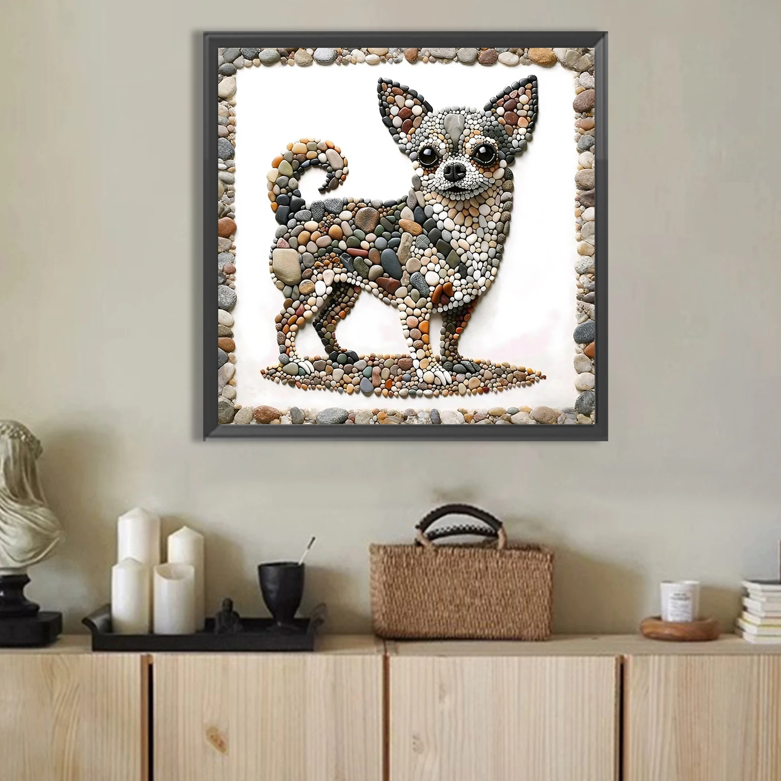 

Stone Art Full DIY 5D Round Drill Diamond Crystal Rhinestones Painting Kits for Adults/Beginners Gift Idea Home Decor 40*40cm