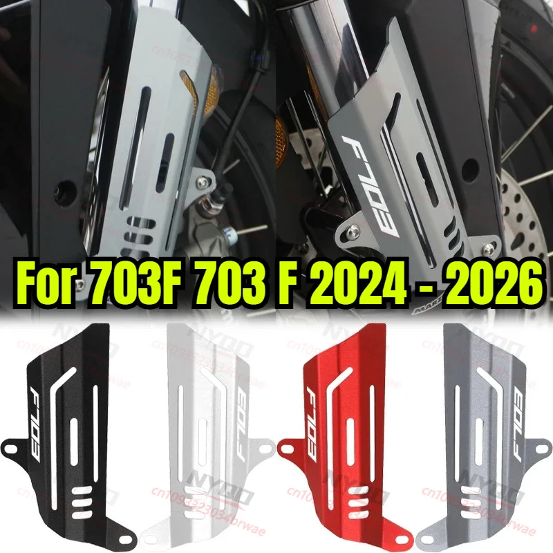 

For 703F 703 F 2024 2025 2026 Motorcycle Accessories Front Fork Guards Shock Absorber Protection Cover Frame Protector