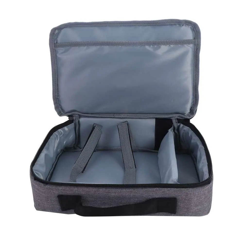 Carry Handbag Projector Storage Bag Waterproof Business Style Projector Carrying Bag Grey Simple Projector Case Travel
