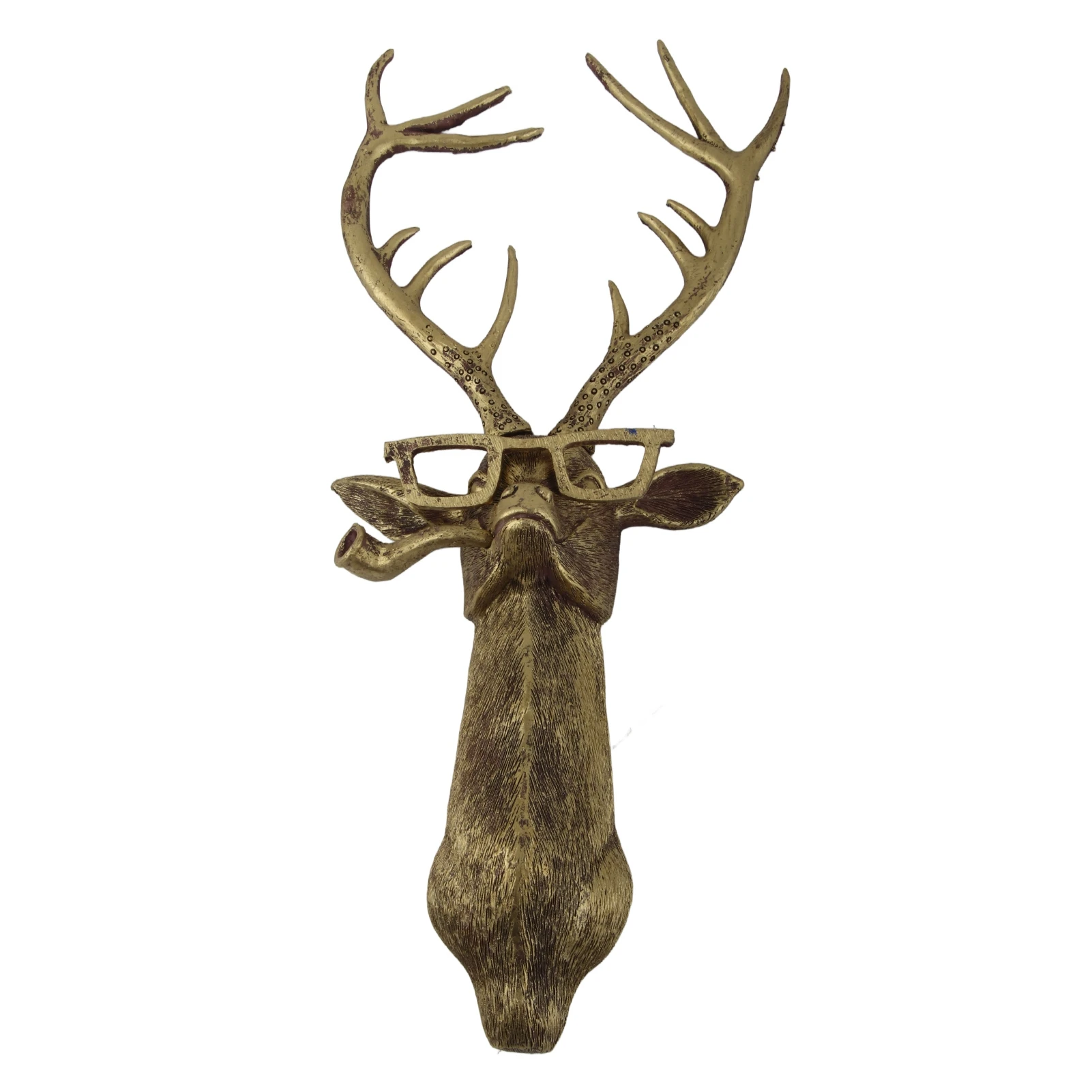 Wohnkultur, Heimdekoration, wasserdicht, bronziertes Harz, Tier-Hängeskulptur, Sonnenschutz, Tierkopf, Wandbehang, Ornamente