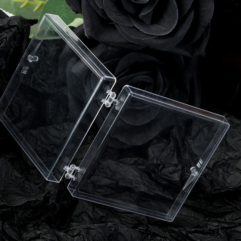 1szt Nail Art French False Nail Tips Box Rhinestone Jewelry Bead Display Storage Case Organizer Container Manicure Tools