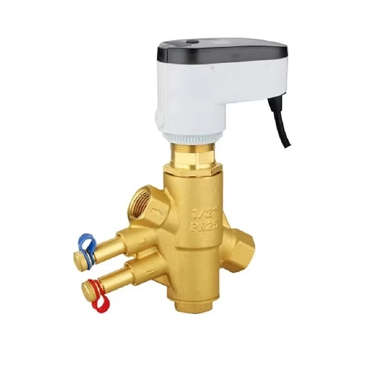 Control Valves HVAC System Pressure Independent Regulating PICV With Electric Actuator