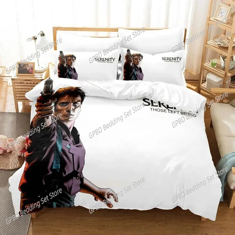 

Movie Serenity Comfortable Duvet Quilt Cover Pillowcase Bedding Set Children Bedroom Decoration Home Textile