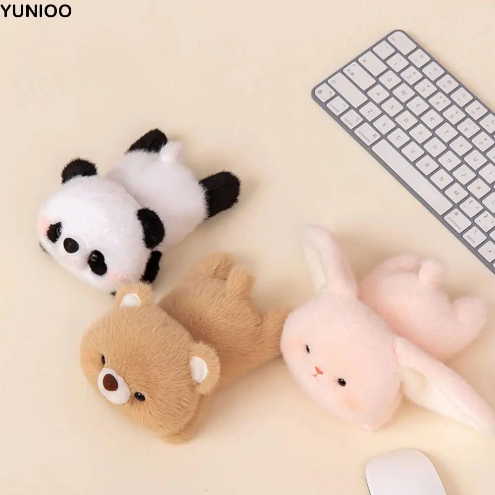 

Table Doll Mouse Wrist Support Panda Otter Fluffy Rabbit Plush Wrist Rest Pad Stuffed Animal Kawaii Animal Plush Toy Kids Toy
