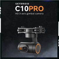 Skydroid C10 Pro Small 2K HD 3 Axis Gimbal Camera Support 1080P Image Feedback Compatible With T12/H12/H16/H16Pro Remote Control