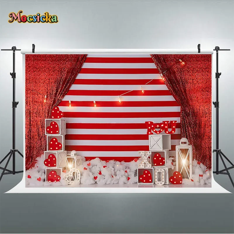 Mocsicka dia dos namorados fotografia pano de fundo foto bebê crianças criança bolo de aniversário quebra decoração banner estúdio adereços