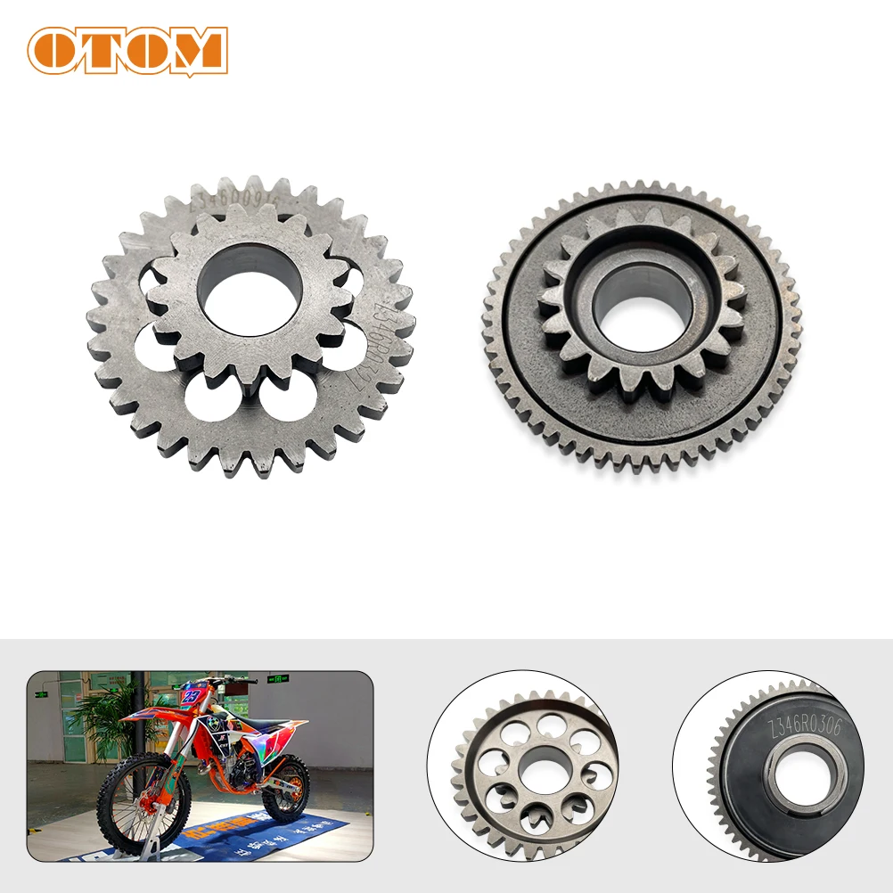 

OTOM Double Starting Gear Motorcycle Parts For ZONGSHEN NX250 250cc Engine ZS178MM-2 Starter Gear
