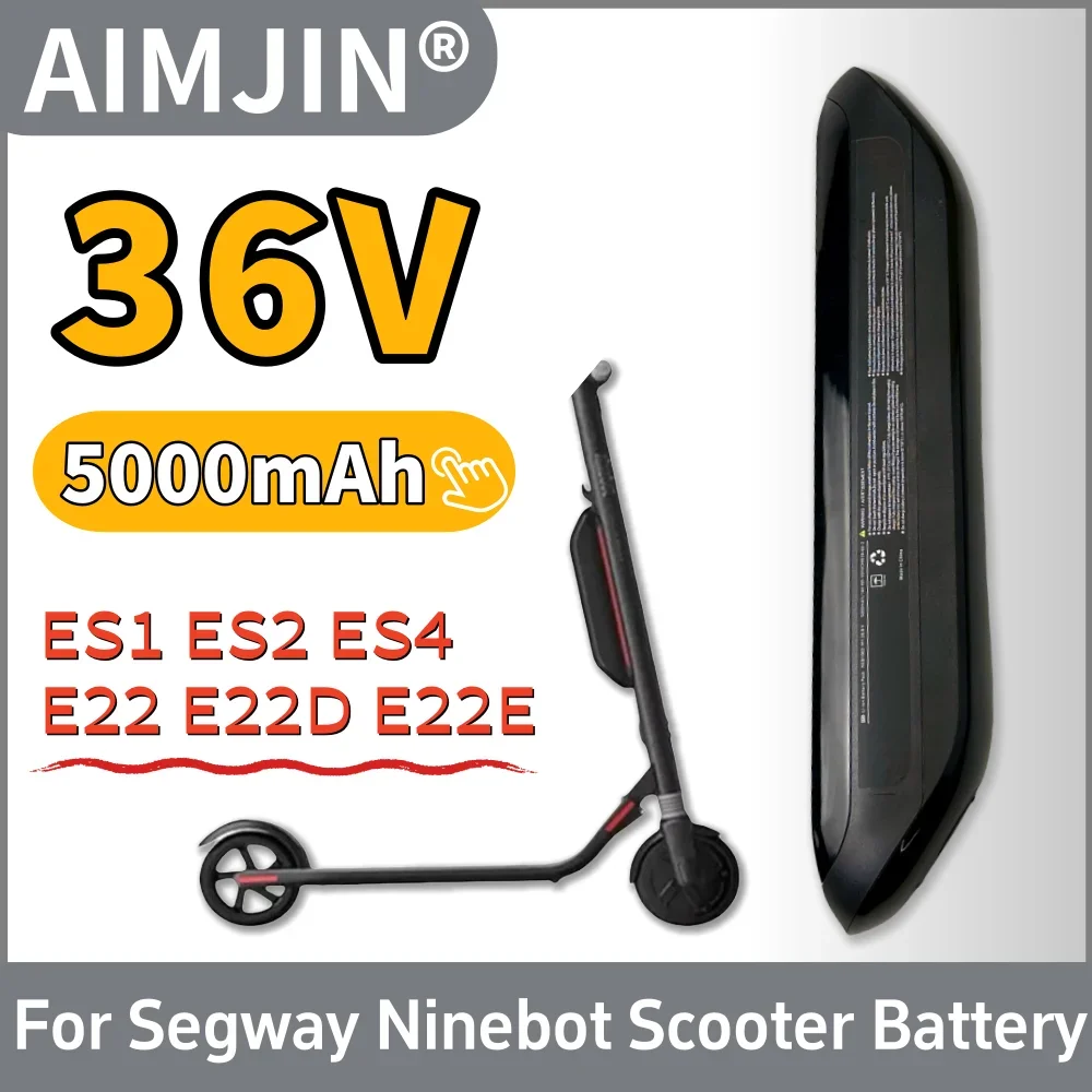 

36V For Ninebot Segway Scooter Battery 5000mAh Battery Pack replacement ES1 ES2 ES4 E22 E22D E22E Smart Electric Scooter